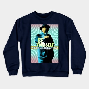 Oscar Wilde Quote 1 Crewneck Sweatshirt